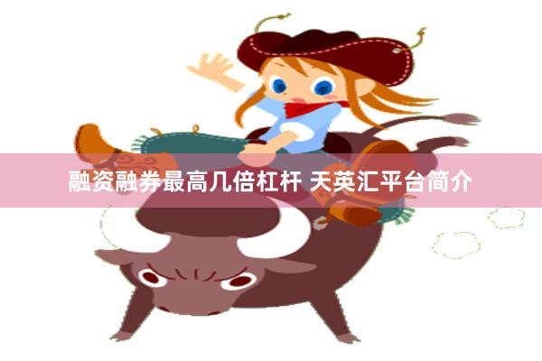 融资融券最高几倍杠杆 天英汇平台简介